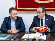El president del Parlament de Catalunya, Josep Rull, visita l’ajuntament de Cerdanyola per discutir els reptes futurs de la ciutat