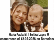 ATENCIÓ: Es demana col·laboració per localitzar una mare de 23 anys i el seu nadó desapareguts a Barcelona