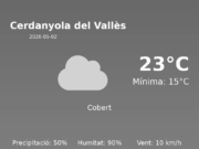 Predicció meteorològica: Cerdanyola del Vallès, 2 de Maig de 2026