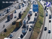 Caos a l’AP-7 a l’altura de Cerdanyola: un accident col·lapsa l’autopista amb quilòmetres de cues