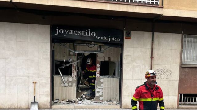 Explosió en una joieria de Cerdanyola